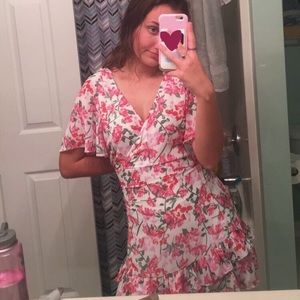 Lulu’s Pink Floral Dress